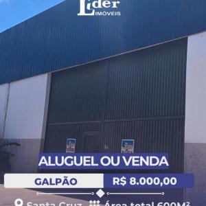 Galpão para Venda no Bairro Santa Cruz em Luís Ed. Magalhães